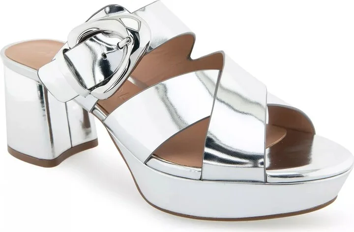 Silver Metallic Synthetic