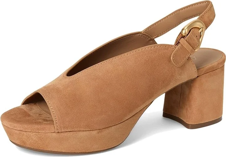 Aerosoles Cornelia Women's Wedge Shoes Tan Suede : 8.5 M - Image 5