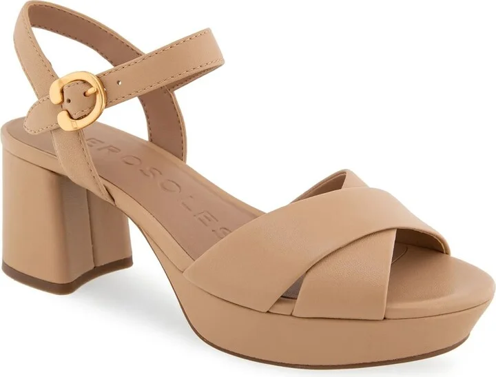 Beige Leather