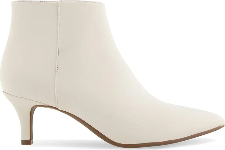 Aerosoles Edith Women's Boots Eggnog Faux Leather : 9.5 B - Medium, Leather/Rubber - Image 5