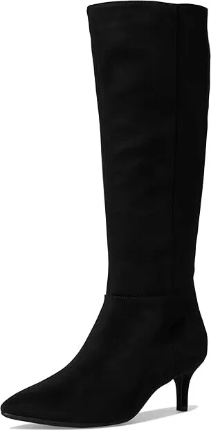 Aerosoles Epic Women's Boots Black Faux Suede : 9 C - Wide, Rubber/Suede - Image 5