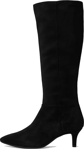 Aerosoles Epic Women's Boots Black Faux Suede : 9 C - Wide, Rubber/Suede - Image 6