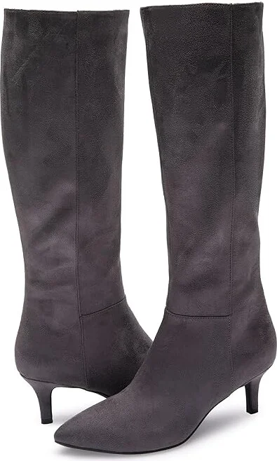 Thunder Grey Faux Suede