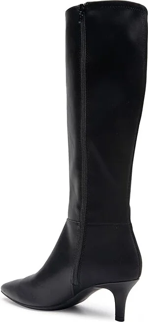 Aerosoles EPIC2 Kitten Heel Tall Boot Women's Boots Black Faux Leather : 6 B - Medium, Synthetic - Image 4