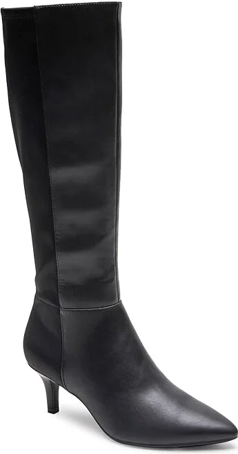 Aerosoles EPIC2 Kitten Heel Tall Boot Women's Boots Black Faux Leather : 6 B - Medium, Synthetic - Image 5