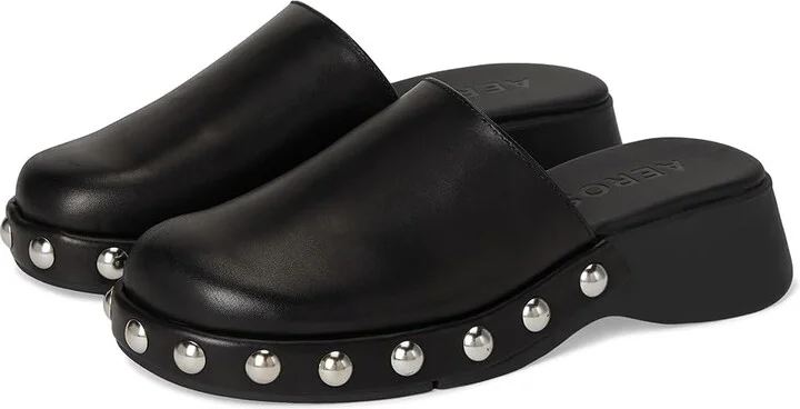 Aerosoles Faye Women's Slippers Black Leather : 7 M, Leather/Suede