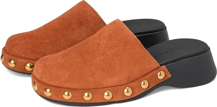 Aerosoles Faye Women's Slippers Ginger Bread Suede : 8.5 M, Leather/Suede