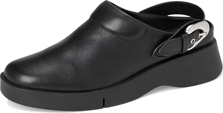 Aerosoles Fox Women's Slippers Black Leather : 9.5 B - Medium - Image 5