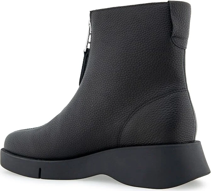 Aerosoles Francis Women's Boots Black Pebbled Leather : 7 B - Medium - Image 4