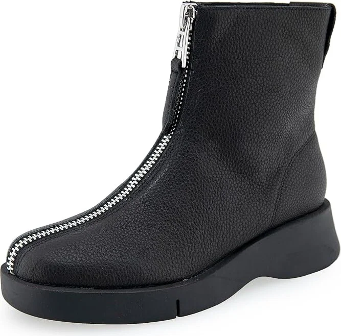Aerosoles Francis Women's Boots Black Pebbled Leather : 7 B - Medium - Image 5