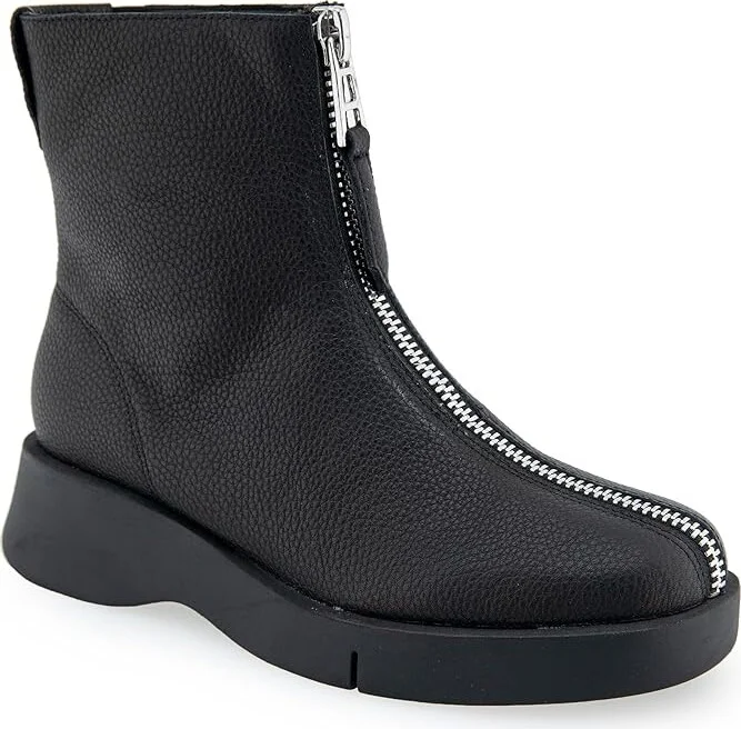 Aerosoles Francis Women's Boots Black Pebbled Leather : 7 B - Medium