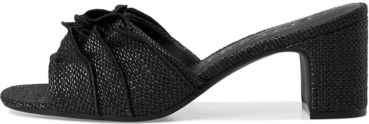 Aerosoles Gabrielle Women's Wedge Shoes Black Raffia : 6 M, Faux Leather - Image 6