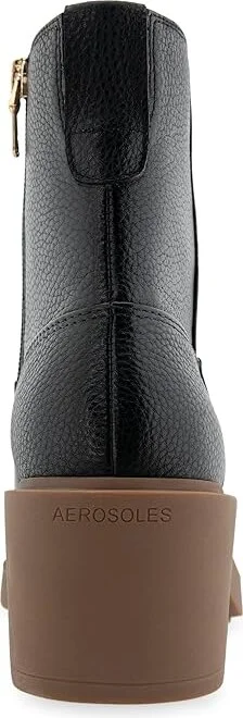 Aerosoles Garie Women's Shoes Black Grainy Leather : 9 B - Medium - Image 3