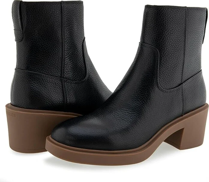 Black Grainy Leather