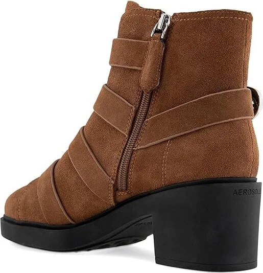 Aerosoles Gavyn Women's Boots Tobacco Suede : 8 B - Medium, Leather/Rubber - Image 4