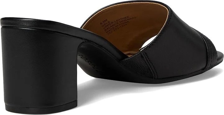 Aerosoles Gela Women's Wedge Shoes Black Leather : 9.5 M, Faux Leather - Image 4