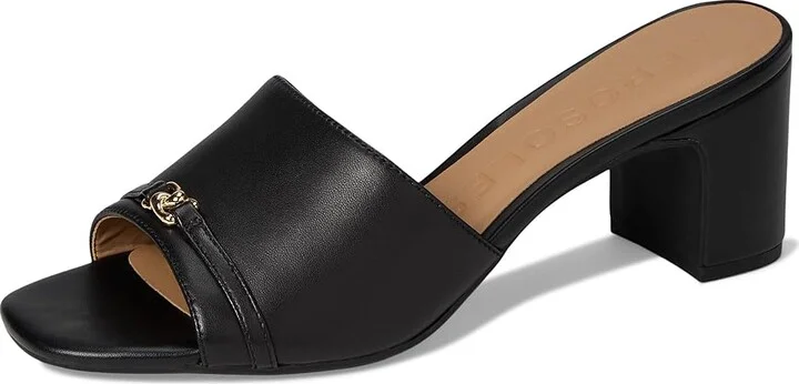 Aerosoles Gela Women's Wedge Shoes Black Leather : 9.5 M, Faux Leather - Image 5