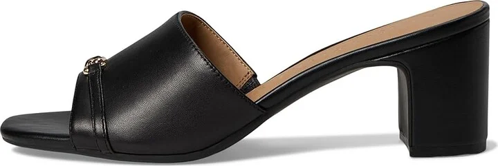 Aerosoles Gela Women's Wedge Shoes Black Leather : 9.5 M, Faux Leather - Image 6