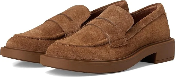 Aerosoles Gelso Women's Flat Shoes Tobacco Suede : 7.5 B - Medium, Polyester