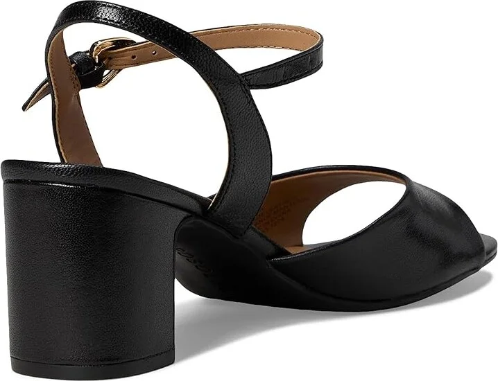 Aerosoles Gerda Women's Wedge Shoes Black Shiny Leather : 7 M, Faux Leather - Image 4
