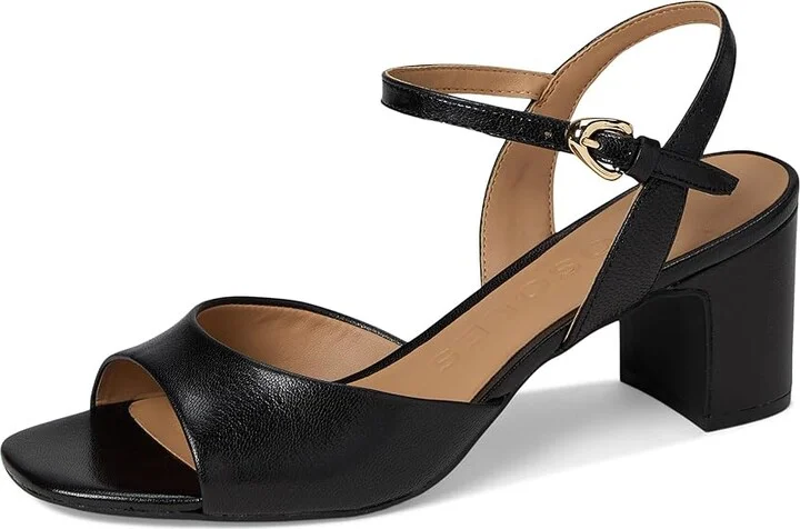 Aerosoles Gerda Women's Wedge Shoes Black Shiny Leather : 7 M, Faux Leather - Image 5