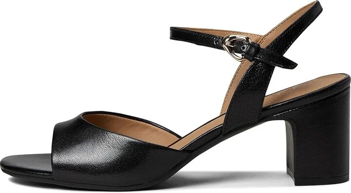 Aerosoles Gerda Women's Wedge Shoes Black Shiny Leather : 7 M, Faux Leather - Image 6