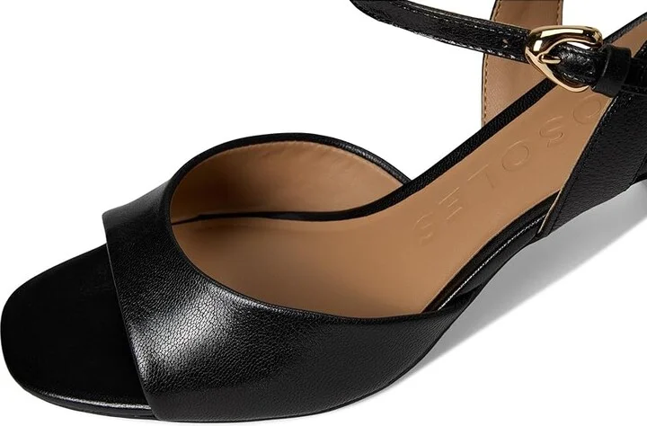 Aerosoles Gerda Women's Wedge Shoes Black Shiny Leather : 7 M, Faux Leather - Image 7