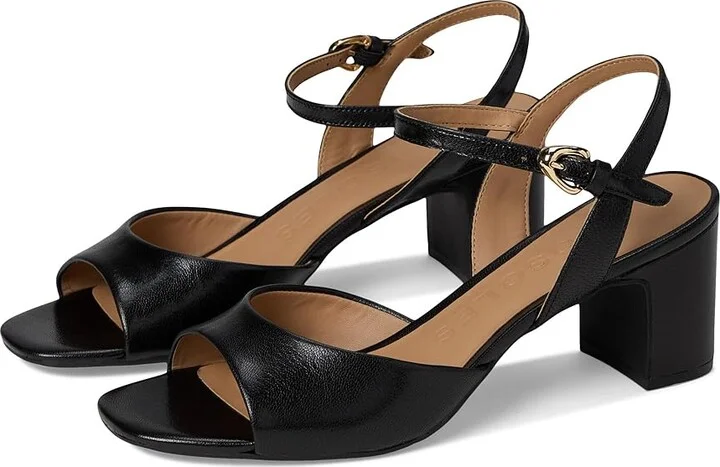Aerosoles Gerda Women's Wedge Shoes Black Shiny Leather : 7 M, Faux Leather