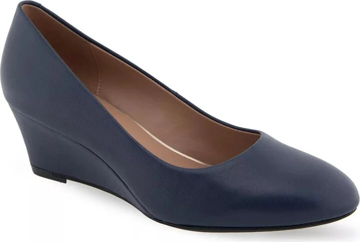 Navy Leather