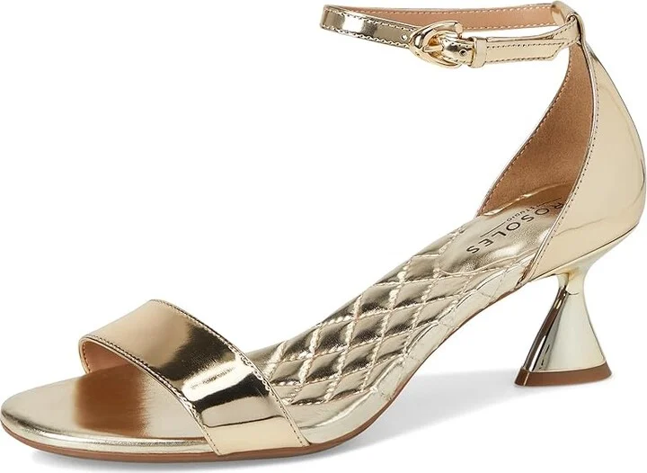 Aerosoles Jazzy Women's Wedge Shoes Gold Mirror Metallic Faux Leather : 11 M - Image 5