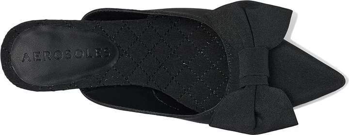 Aerosoles Juju High Women's Heels Black Fabric : 6.5 B - Medium, Leather/Rubber - Image 2