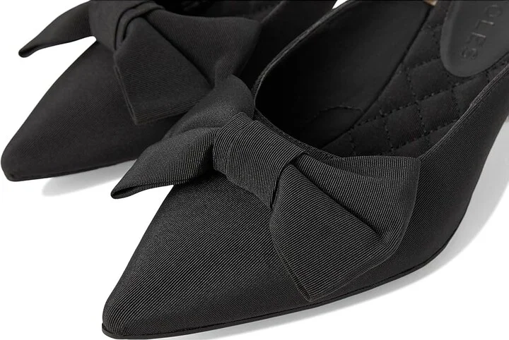 Aerosoles Juju High Women's Heels Black Fabric : 6.5 B - Medium, Leather/Rubber - Image 7