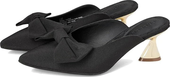 Aerosoles Juju High Women's Heels Black Fabric : 6.5 B - Medium, Leather/Rubber