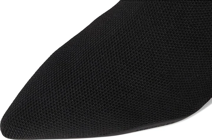 Aerosoles Lanita Women's Boots Black Knit Fabric : 9 B - Medium, Rubber/Synthetic - Image 2