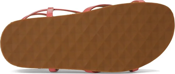 Aerosoles Leera Women's Wedge Shoes Coral Patent Faux Leather W Cork : 5.5 M - Image 3