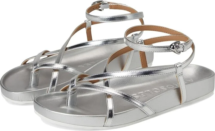 Silver Metallic Faux Leather