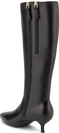 Aerosoles Loano Women's Boots Black Leather : 7.5 B - Medium, Leather/Rubber/Suede - Image 4