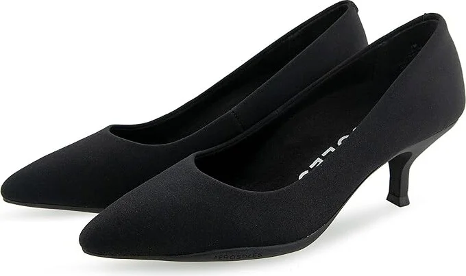 Aerosoles Ludlow High Women's Heels Black Stretch : 5 M, Textile