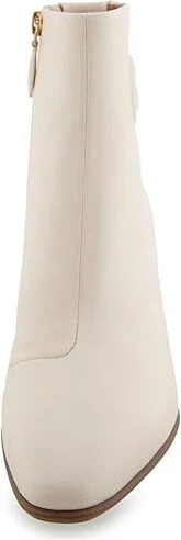 Aerosoles Magnus Logo Women's Boots Eggnog Leather : 8 B - Medium - Image 2