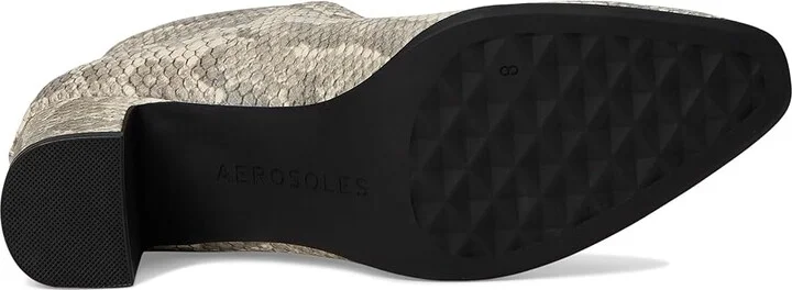 Aerosoles Maud High Women's Heels Roccia Snake Print Embossed Leather : 11 B - Medium - Image 3