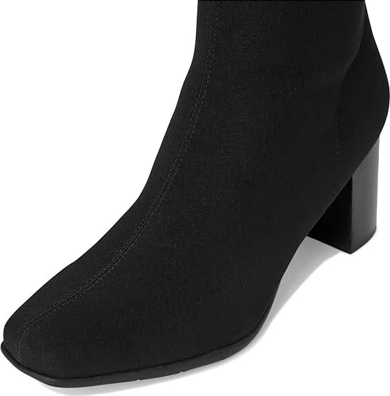 Aerosoles Miley Women's Shoes Black Stretch Gabardine Fabric : 9 C - Wide, Textile - Image 2