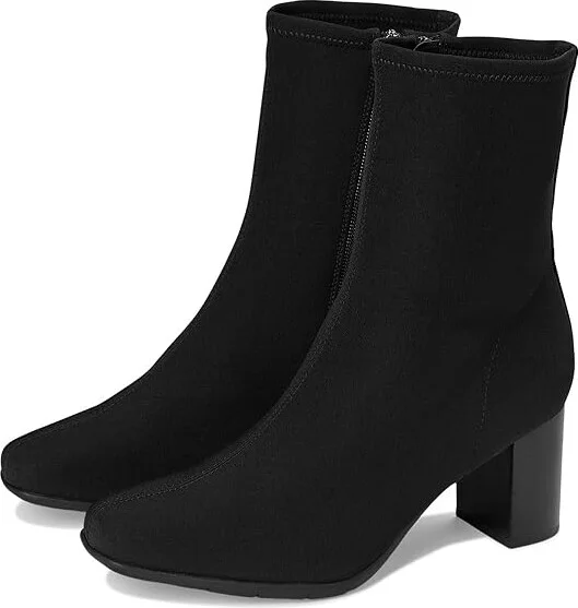 Aerosoles Miley Women's Shoes Black Stretch Gabardine Fabric : 9 C - Wide, Textile
