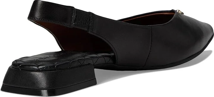 Aerosoles Nayana Women's Flat Shoes Black Leather : 6 B - Medium - Image 4