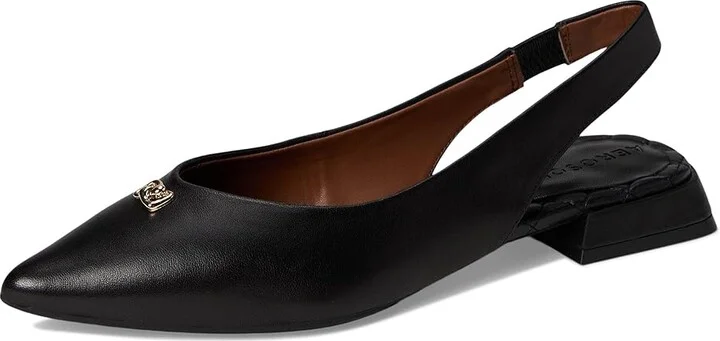 Aerosoles Nayana Women's Flat Shoes Black Leather : 6 B - Medium - Image 5