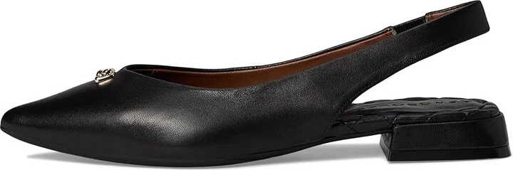 Aerosoles Nayana Women's Flat Shoes Black Leather : 6 B - Medium - Image 6