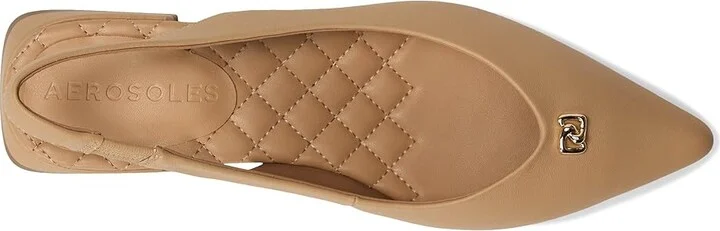 Aerosoles Nayana Women's Flat Shoes Black Leather : 6 B - Medium - Image 8