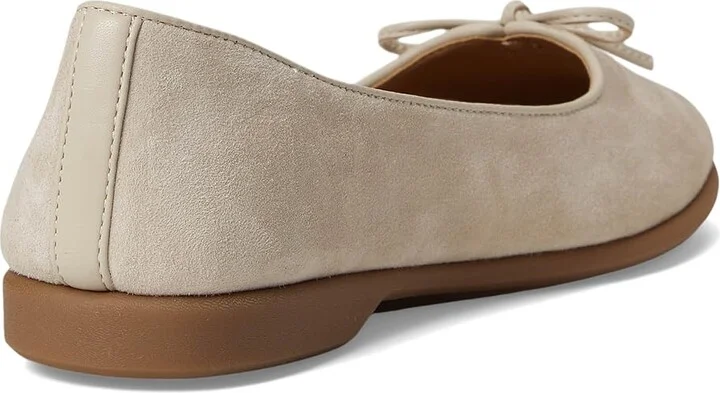 Aerosoles Novia Women's Flat Shoes Stone Suede : 9 B - Medium, Leather - Image 4