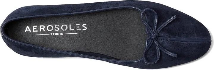 Aerosoles Novia Women's Flat Shoes Stone Suede : 9 B - Medium, Leather - Image 8