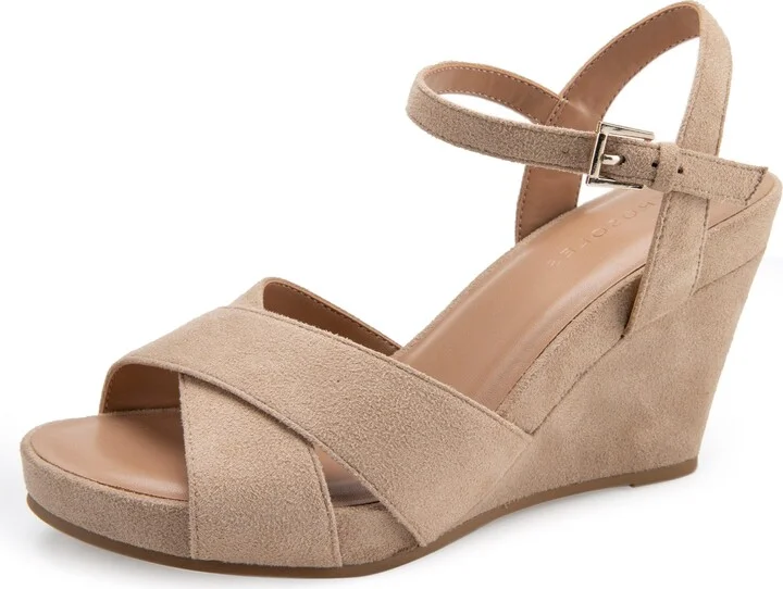 Taupe Faux Suede