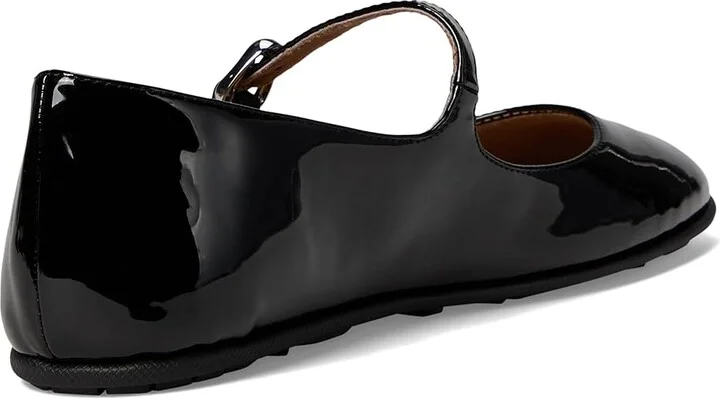 Aerosoles Perry Women's Flat Shoes Black Patent PU : 9 B - Medium, Leather - Image 4